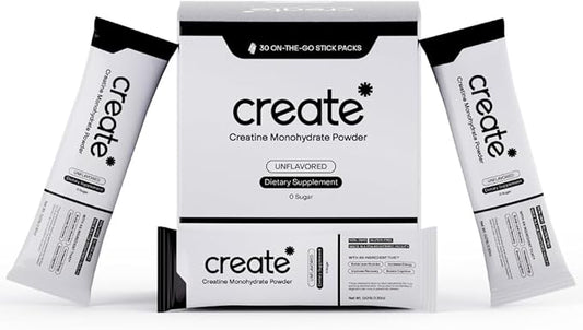 Create Single Serve Creatine Monohydrate Powder â€“ 5g 30 Packets