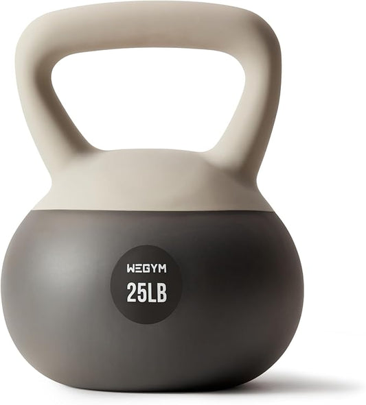 Soft Kettlebells with Cushioned Impact-Resistant Base and Anti-Slip