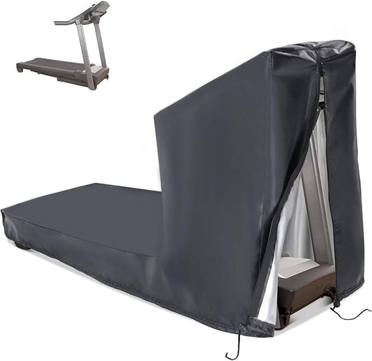 Treadmill Cover for Non-Folding Home Treadmill with Zipper and Drawstring