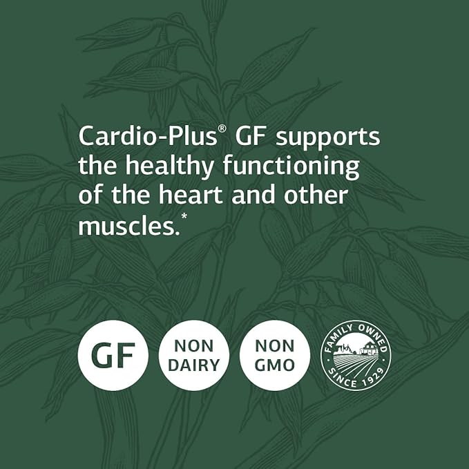 Standard Process Inc. Cardio-Plus GF (Gluten Free) - Supports Heart Health & Blood Flow from Vitamins C, E & B6, Riboflavin, Niacin, Choline, Selenium - 330 Tablets