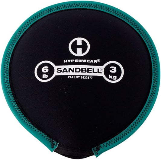 HYPERWEAR SandBell Sandbag Workout Bag Pre-Filled with Clean 2lb -50lb) -50lb)
