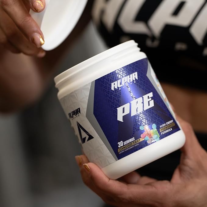 Pre, Pre-Workout Powder for Men & Women, Back to Basics Preworkout Formula for Fitness & Gym Training Athletes - Boost Energy, Focus & Performance (30 Servings, Peach Rings)