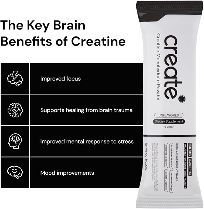 Create Single Serve Creatine Monohydrate Powder â€“ 5g 30 Packets