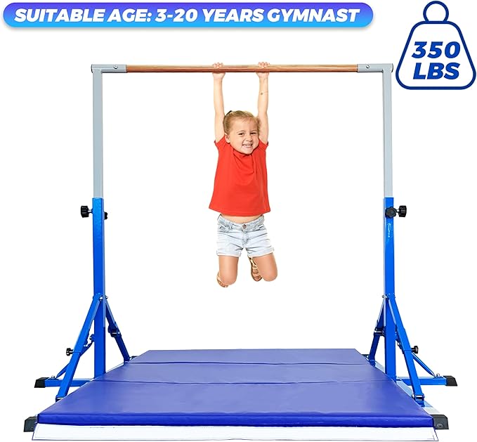 Gymnastic Bar For Kids and Teenage Ages 3-25 5 FT 6 FT 5 FT 6 FT