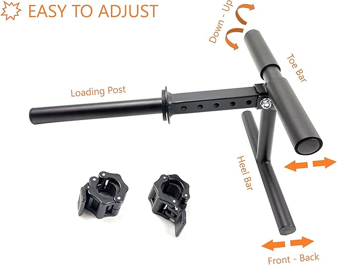 Adjustable Tibialis Trainer Tib Bar Standard 1-inch Exercise