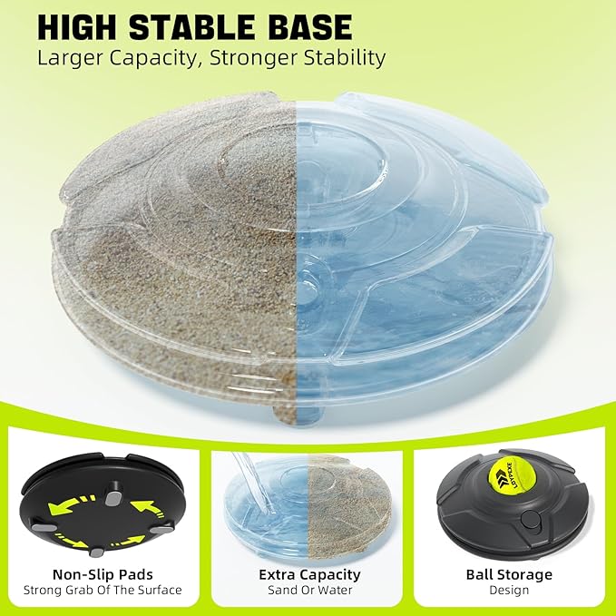 Tennis Practice Rebounder Tennis Trainer Set with String 3 Replacement