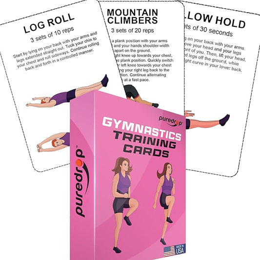 Gymnastics Training Equipment Aid Cards: Great Training Drills