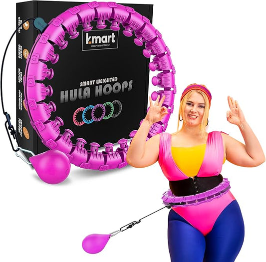 K-MART Smart Hula Ring Hoops 24 Detachable 360 Degree
