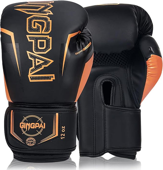 Boxing Gloves for Men,Women,Child, Heavy Bag Workout Boxing Gloves,Durable Leather and Thickened Fist Peak Professional Sparring Training Fighting Gloves for Kickboxing,Muay Thai,MMA