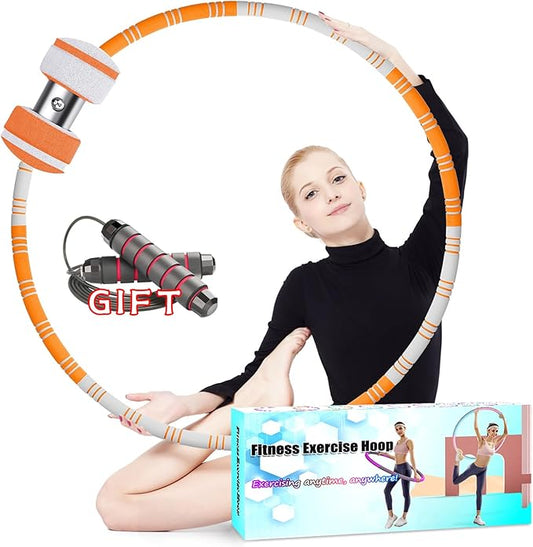Weighted Exercise Hoop for Adults Weight Loss 8 Section