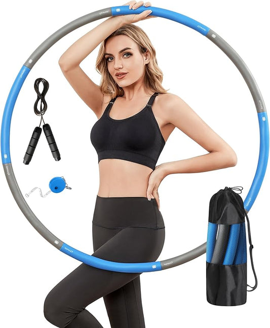 Weighted Exercise Hoop for Adults 2.2lb Detachable