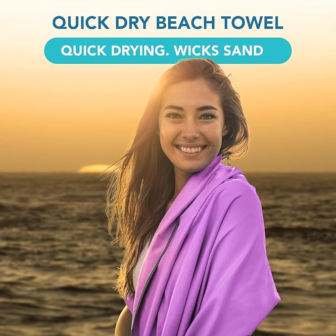 Youphoria Microfiber Travel Towel Fast Drying Lightweight -