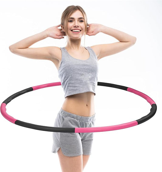 Weighted Hula Hoop Set with Jump Rope - 2.2 lbs