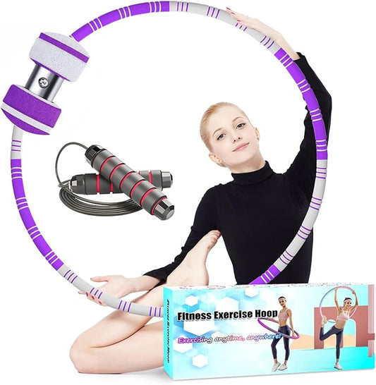 Weighted Exercise Hoop for Adults Weight Loss 8 Section