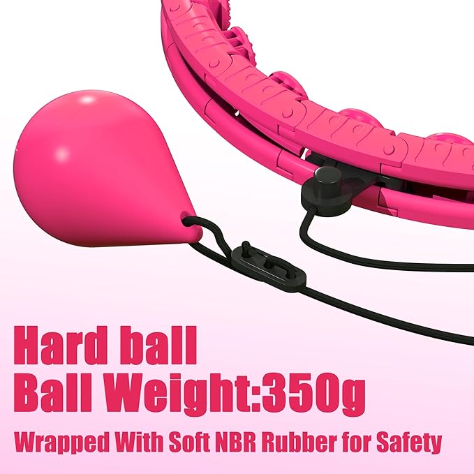 Infinity Smart Exercise Hoop for Weight Loss 2 in 1 Weighted 32 Detachable