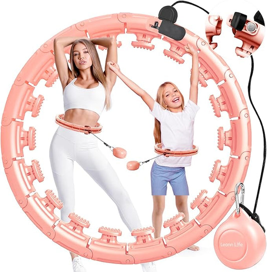 U1-28/30 Knots, Magnetic Lock Smart Weighted Hula Hoop