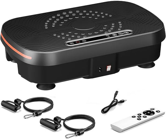 soges Vibration Plate Exercise Machine, Vibrating Exercise Equipment for Whole Body, Vibrate Plate for Home Fitness Workout, Weight Loss, Training