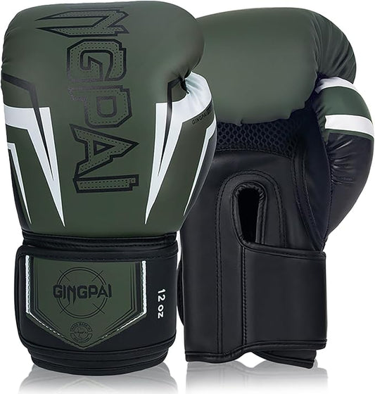 Boxing Gloves for Men,Women,Child, Heavy Bag Workout Boxing Gloves,Durable Leather and Thickened Fist Peak Professional Sparring Training Fighting Gloves for Kickboxing,Muay Thai,MMA