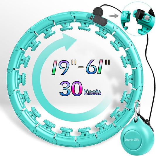 U1-28/30 Knots, Magnetic Lock Smart Weighted Hula Hoop