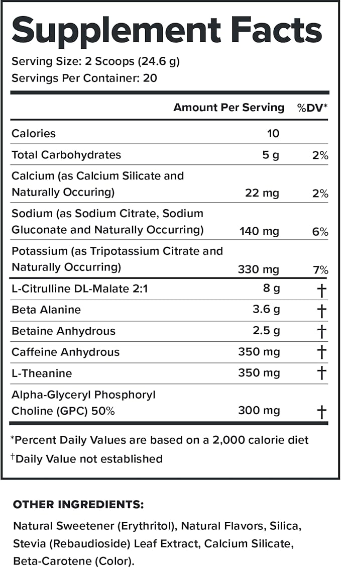 LEGION Pulse Pre Workout - All Natural Nitric Oxide Preworkout Drink to Boost Energy, Creatine Free, Naturally Sweetened, Beta Alanine, Citrulline, Alpha GPC (Pina Colada)