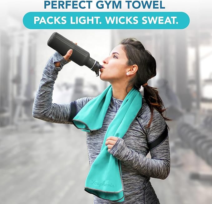Youphoria Microfiber Travel Towel Fast Drying Lightweight -