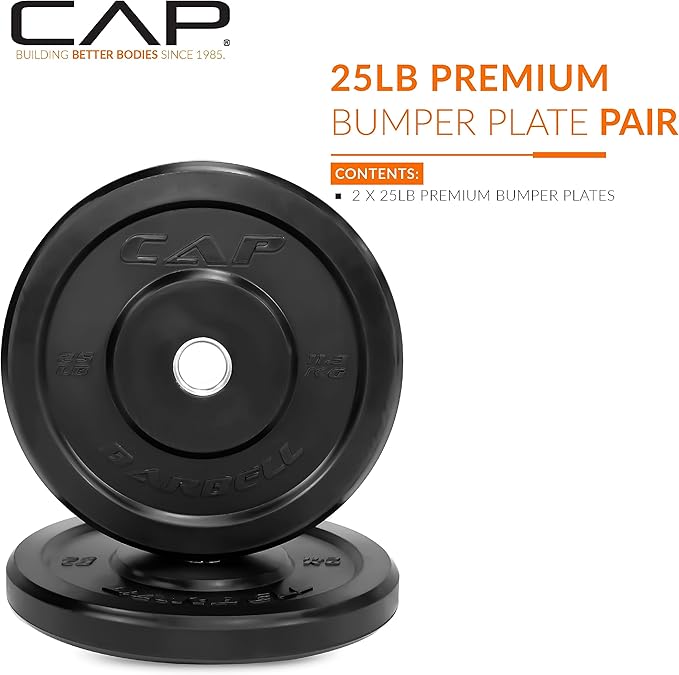 CAP Barbell Rubber Olympic Bumper Plate