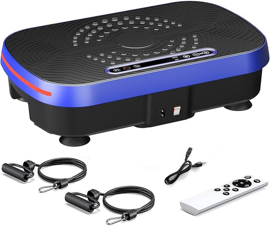 soges Vibration Plate Exercise Machine, Vibrating Exercise Equipment for Whole Body, Vibrate Plate for Home Fitness Workout, Weight Loss, Training