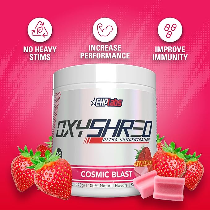 EHP Labs OxyShred Pre Workout Powder - Preworkout 60 Servings