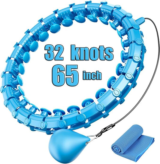 Dumoyi Smart Weighted Hoop for Adults Weight Loss