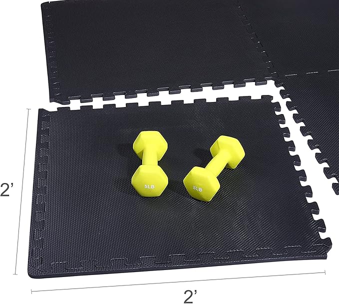 BalanceFrom Puzzle Exercise Mat with EVA Foam Interlocking