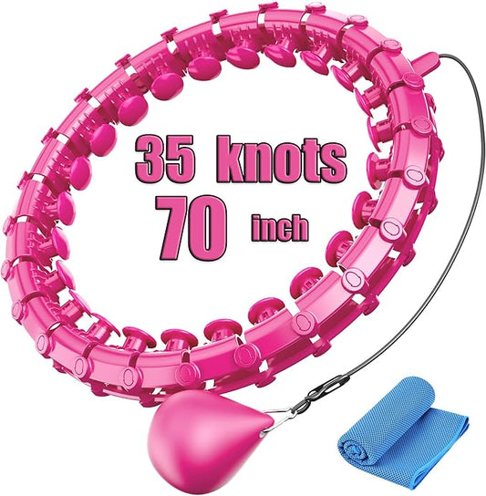 Dumoyi Smart Weighted Hoop for Adults Weight Loss