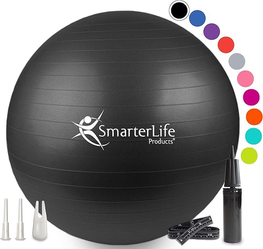 SmarterLife Workout Exercise Ball for Fitness