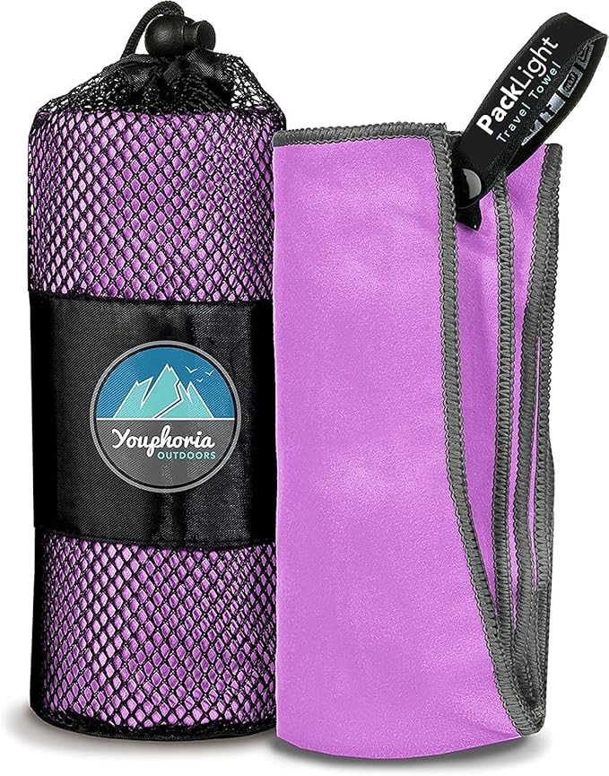 Youphoria Microfiber Travel Towel Fast Drying Lightweight -