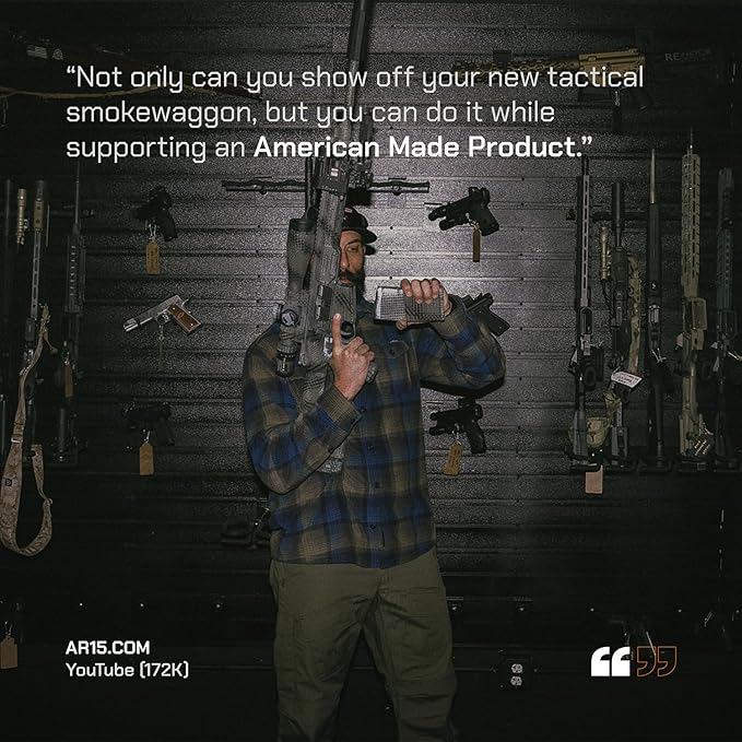 Hold Up Displays - Horizontal Gun Wall Mount for Indoor Display - Shotgun Holder - Bow Wall Hanger - Rifle Wall Mount - Heavy Duty Steel Flatwall Hooks - Made in USA