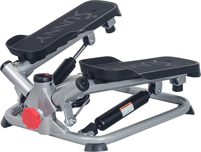 Sunny Health & Fitness Mini Steppers for Exercise at Home, Stair Step Workout Machine, Full Body Cardio Equipment, with Optional Free SunnyFit App Connection and Resistance Band