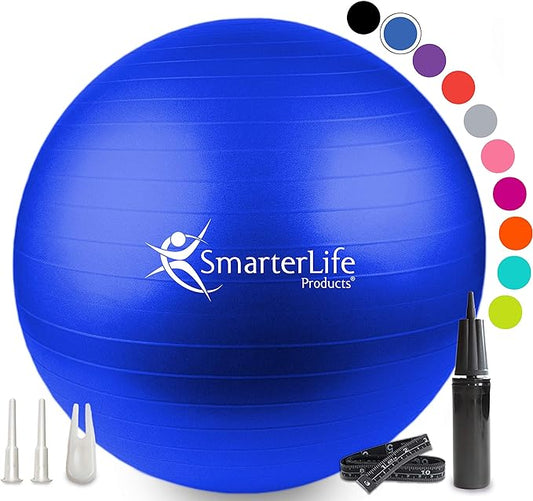 SmarterLife Workout Exercise Ball for Fitness