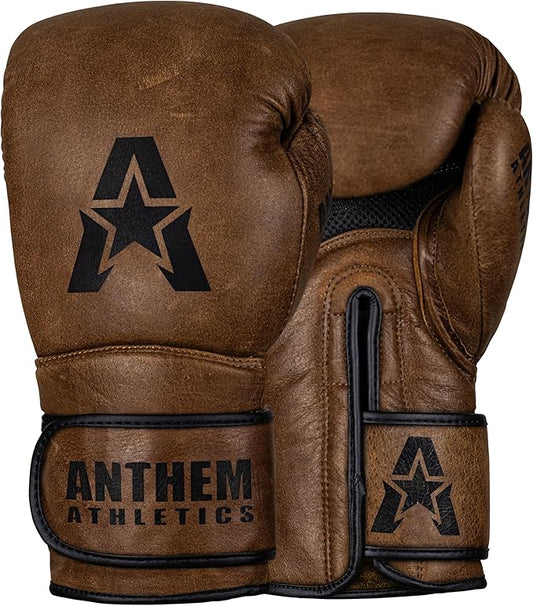 Anthem Athletics Stormbringer Full Grain Leather Boxing Gloves Men Women Muay Thai Gloves 12 oz 14 oz or 16 oz Boxing Gloves