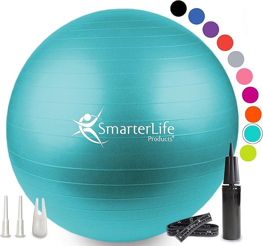 SmarterLife Workout Exercise Ball for Fitness