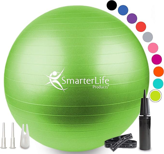 SmarterLife Workout Exercise Ball for Fitness